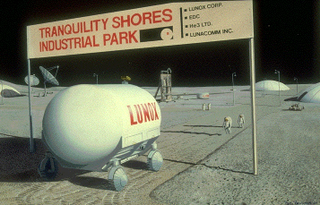 Illustration for article titled Lunar Dreams: 40 Classic Moon Exploration Paintings